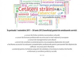 Afiş de promovare a serviciilor